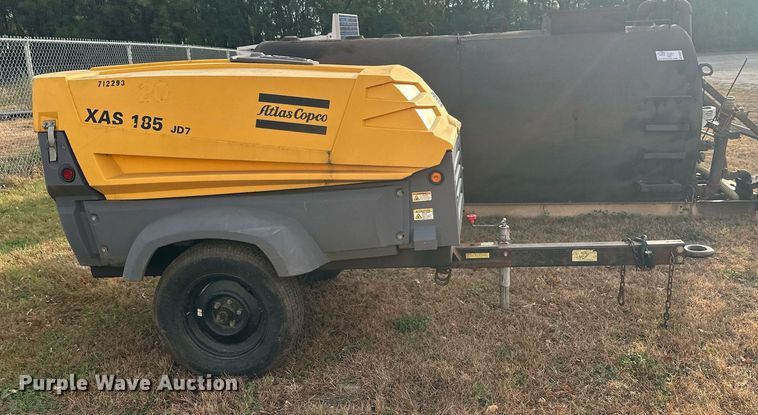 image for item DW4278 2007 Atlas Copco XAS 185JD7 air compressor
