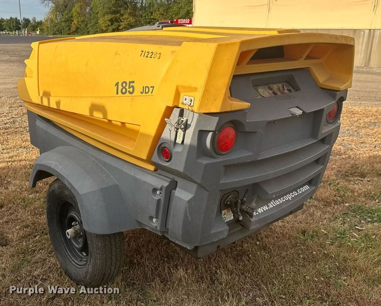 image for item DW4278 2007 Atlas Copco XAS 185JD7 air compressor