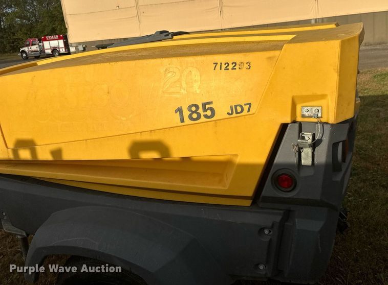 image for item DW4278 2007 Atlas Copco XAS 185JD7 air compressor