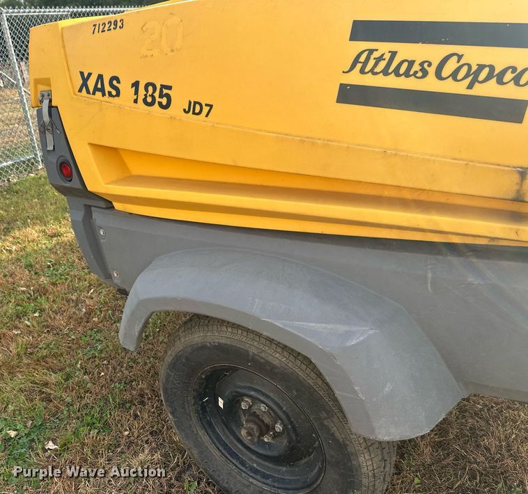image for item DW4278 2007 Atlas Copco XAS 185JD7 air compressor
