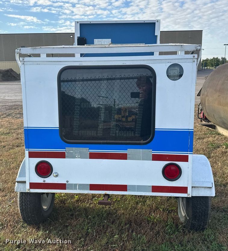 image for item DW4280 2002 Kustom Signals Smart Radar speed sign trailer