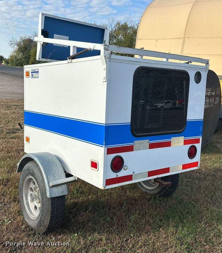 image for item DW4280 2002 Kustom Signals Smart Radar speed sign trailer