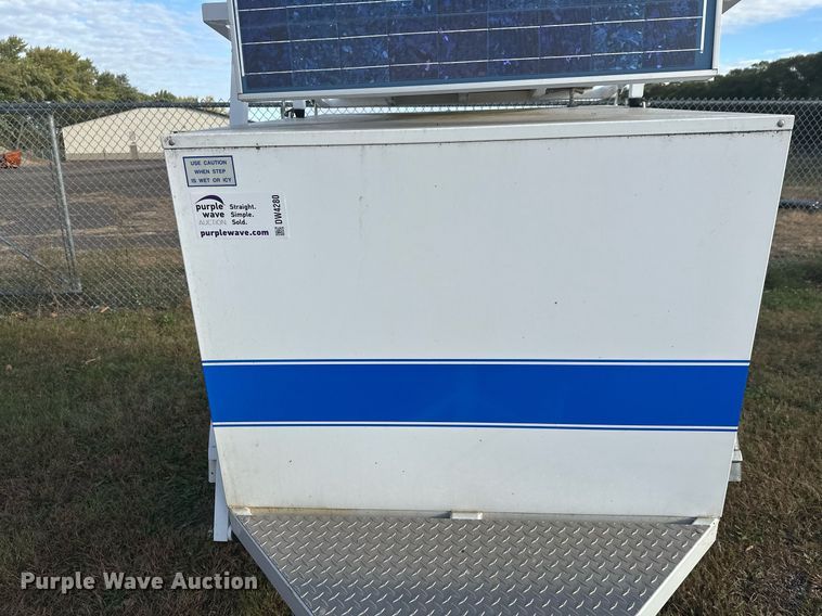 image for item DW4280 2002 Kustom Signals Smart Radar speed sign trailer