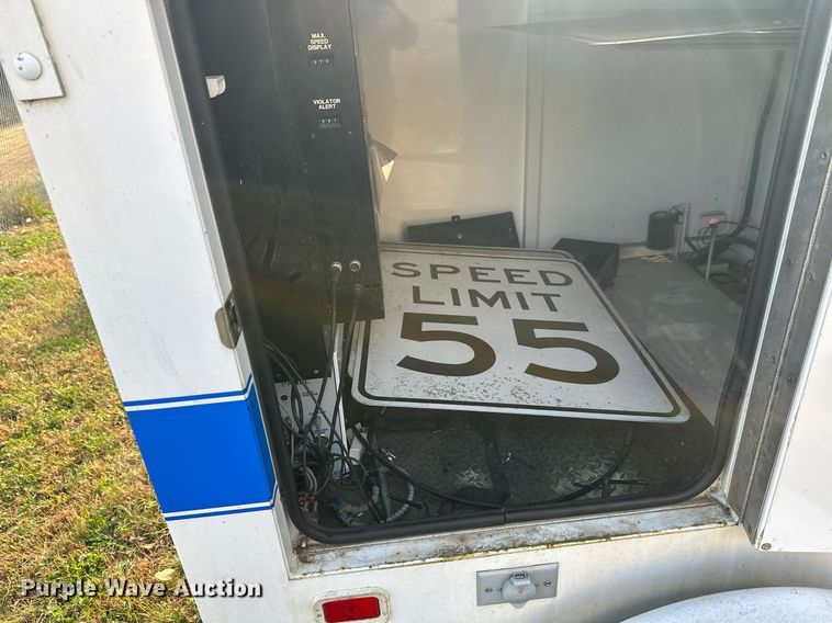 image for item DW4280 2002 Kustom Signals Smart Radar speed sign trailer