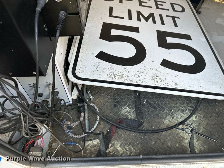 image for item DW4280 2002 Kustom Signals Smart Radar speed sign trailer