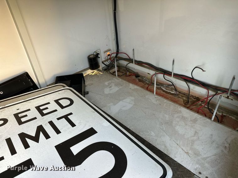 image for item DW4280 2002 Kustom Signals Smart Radar speed sign trailer