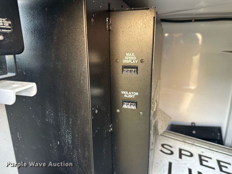 image for item DW4280 2002 Kustom Signals Smart Radar speed sign trailer