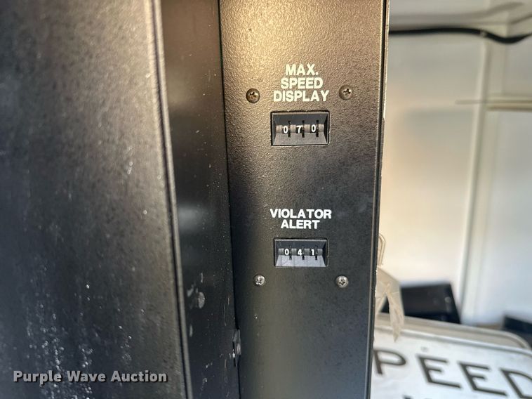 image for item DW4280 2002 Kustom Signals Smart Radar speed sign trailer