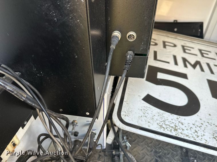 image for item DW4280 2002 Kustom Signals Smart Radar speed sign trailer