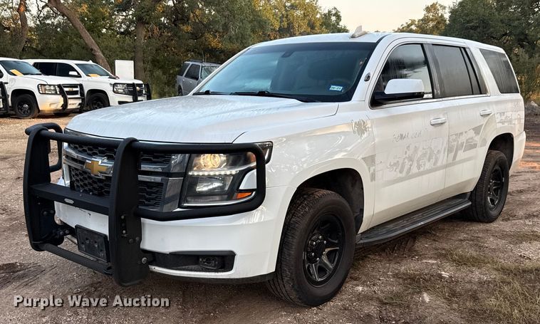 image for item DX5765 2016 Chevrolet Tahoe Police SUV