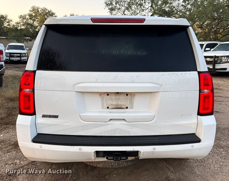 image for item DX5765 2016 Chevrolet Tahoe Police SUV