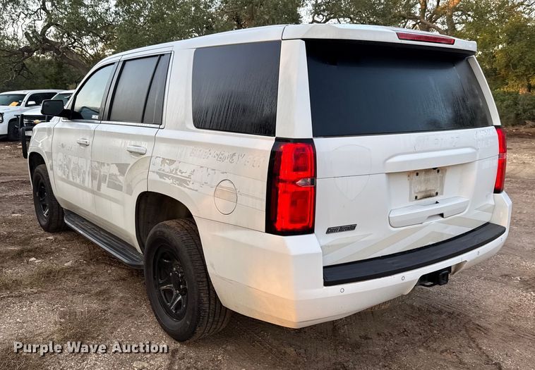 image for item DX5765 2016 Chevrolet Tahoe Police SUV