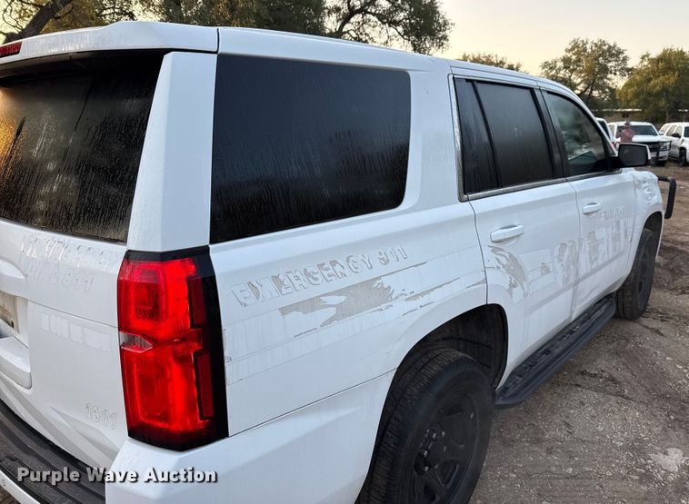 image for item DX5765 2016 Chevrolet Tahoe Police SUV