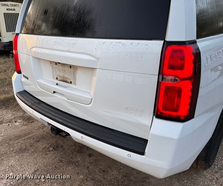 image for item DX5765 2016 Chevrolet Tahoe Police SUV