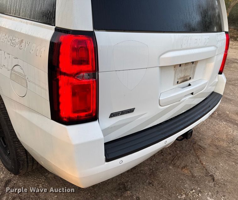 image for item DX5765 2016 Chevrolet Tahoe Police SUV