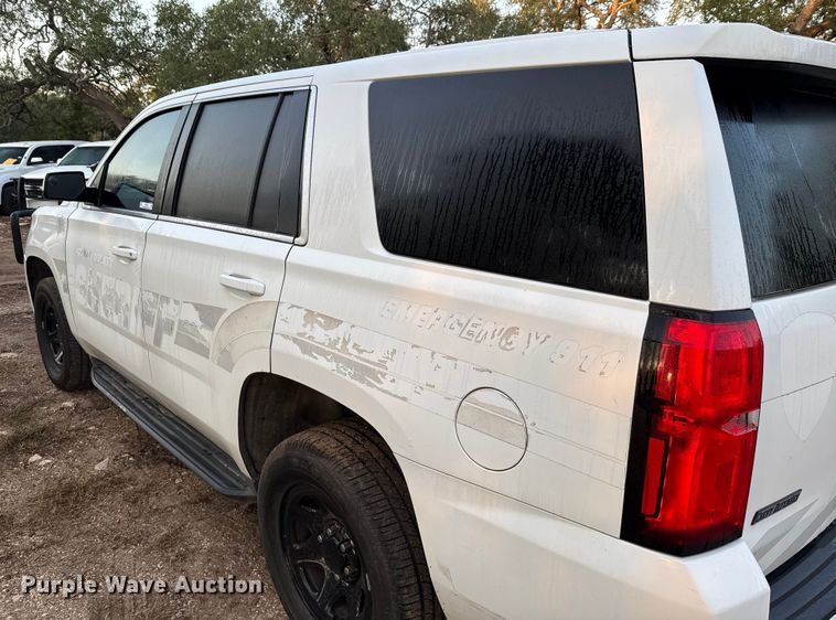 image for item DX5765 2016 Chevrolet Tahoe Police SUV
