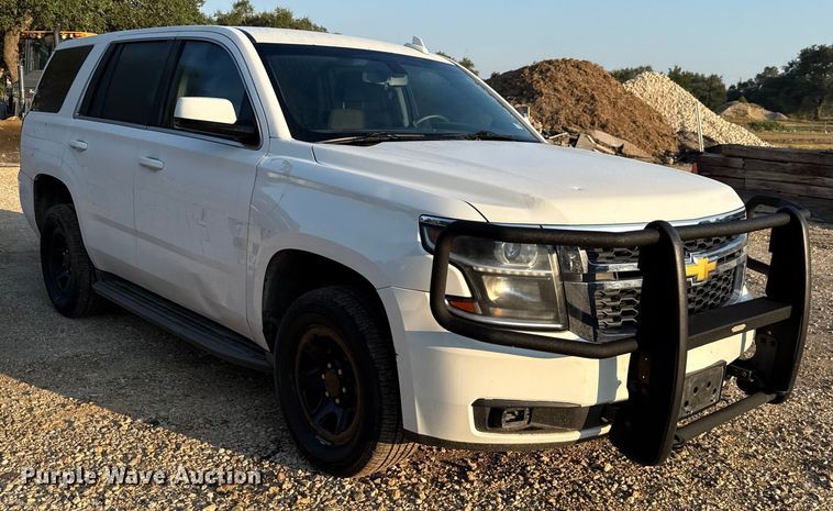 image for item DX5766 2015 Chevrolet Tahoe Police SUV