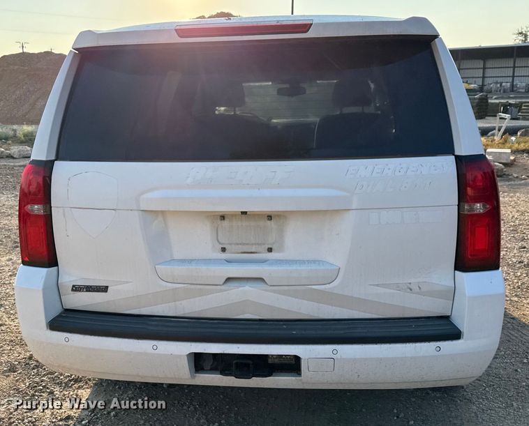 image for item DX5766 2015 Chevrolet Tahoe Police SUV