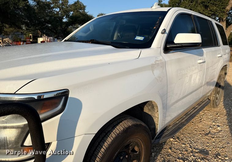 image for item DX5766 2015 Chevrolet Tahoe Police SUV