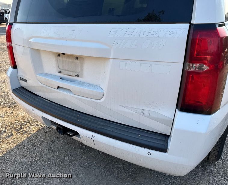 image for item DX5766 2015 Chevrolet Tahoe Police SUV