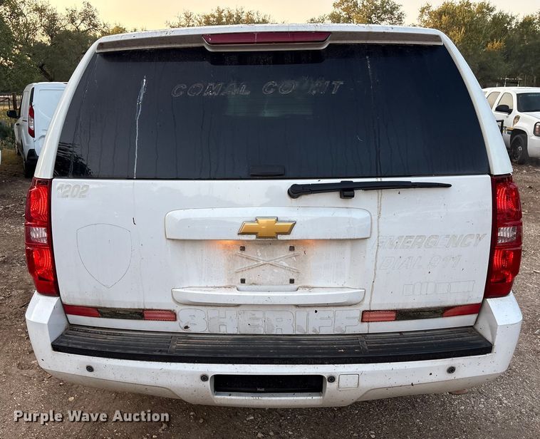 image for item DX5769 2012 Chevrolet Tahoe Police SUV