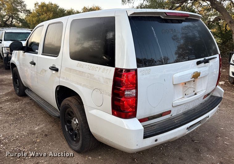 image for item DX5769 2012 Chevrolet Tahoe Police SUV