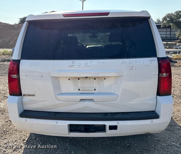 image for item DX5771 2017 Chevrolet Tahoe Police SUV