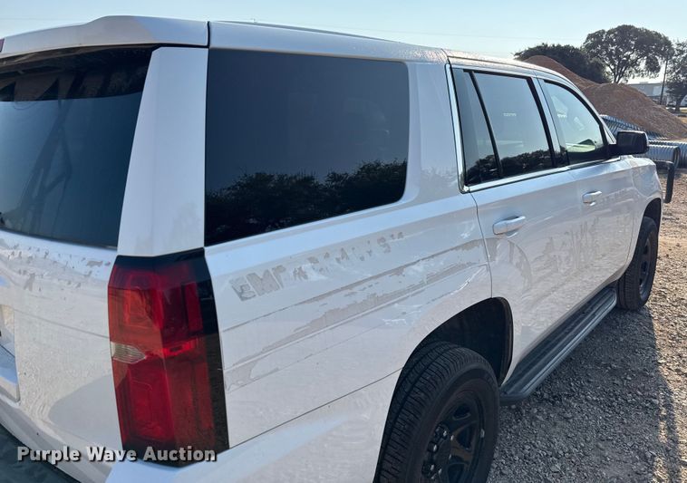 image for item DX5771 2017 Chevrolet Tahoe Police SUV
