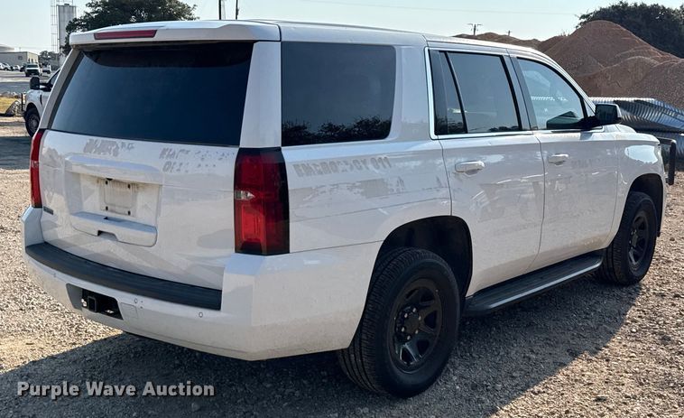 image for item DX5772 2018 Chevrolet Tahoe Police SUV
