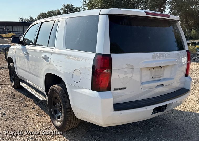 image for item DX5772 2018 Chevrolet Tahoe Police SUV