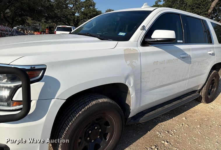image for item DX5772 2018 Chevrolet Tahoe Police SUV