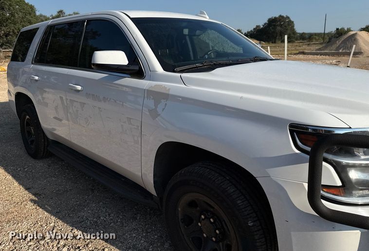 image for item DX5772 2018 Chevrolet Tahoe Police SUV