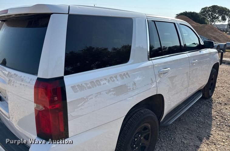 image for item DX5772 2018 Chevrolet Tahoe Police SUV