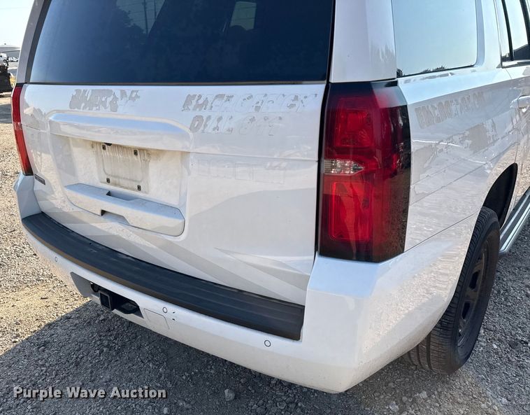 image for item DX5772 2018 Chevrolet Tahoe Police SUV