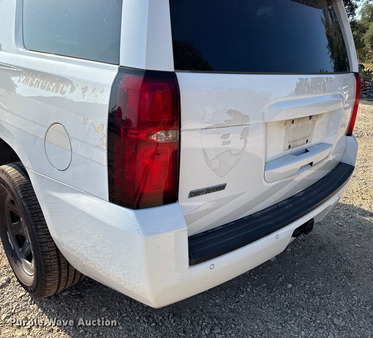 image for item DX5772 2018 Chevrolet Tahoe Police SUV