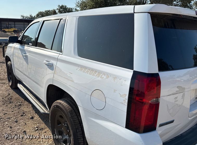 image for item DX5772 2018 Chevrolet Tahoe Police SUV