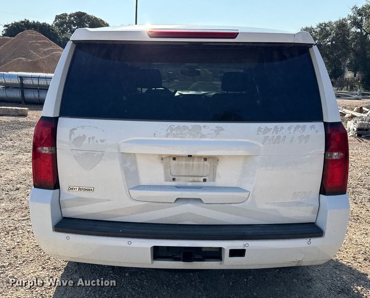 image for item DX5773 2016 Chevrolet Tahoe Police SUV