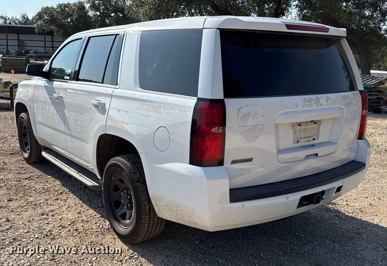 image for item DX5773 2016 Chevrolet Tahoe Police SUV