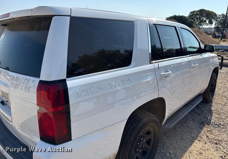 image for item DX5773 2016 Chevrolet Tahoe Police SUV