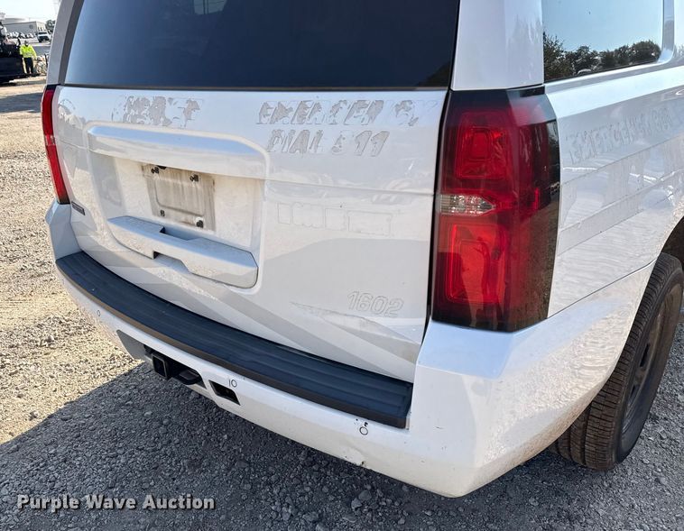 image for item DX5773 2016 Chevrolet Tahoe Police SUV