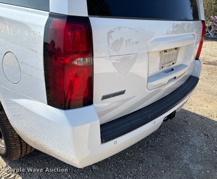 image for item DX5773 2016 Chevrolet Tahoe Police SUV
