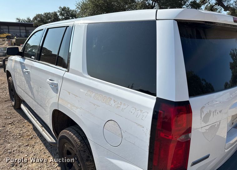 image for item DX5773 2016 Chevrolet Tahoe Police SUV