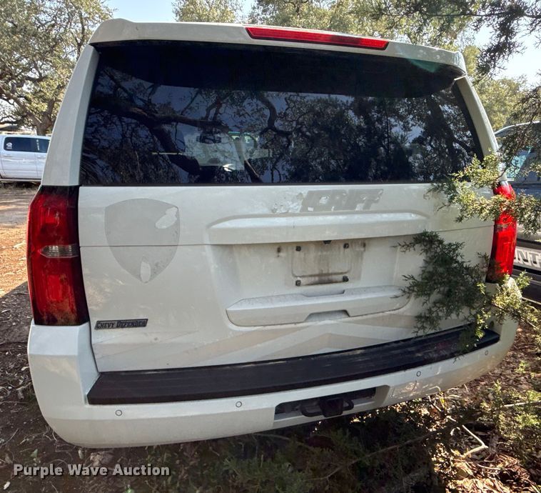 image for item DX5774 2016 Chevrolet Tahoe Police SUV