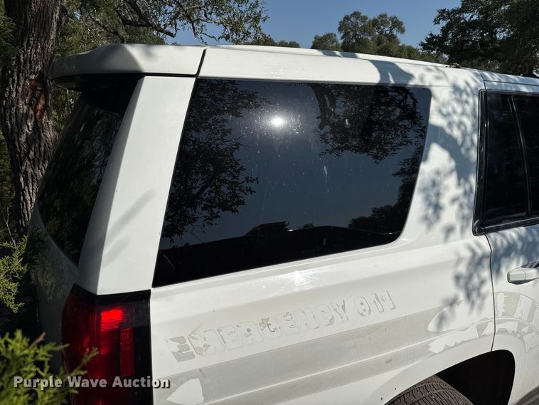 image for item DX5774 2016 Chevrolet Tahoe Police SUV