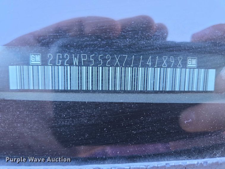 image for item DY1420 2007 Pontiac Grand Prix 