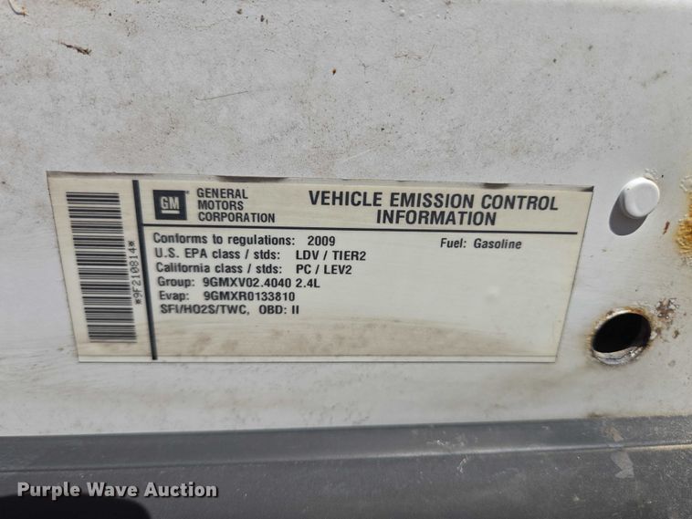 image for item DY1421 2009 Chevrolet Malibu 