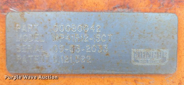 image for item DY1437 Monroe MP41R12-ISCT snow plow