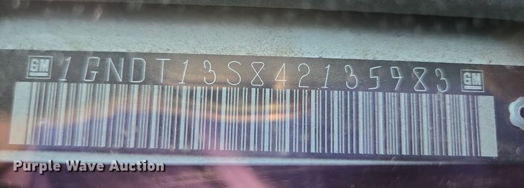 image for item DY1446 2004 Chevrolet TrailBlazer SUV