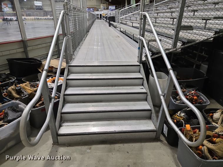 image for item DY1448 Aluminum bleachers