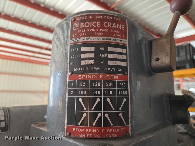 image for item DY1454 Bridgeport drill press